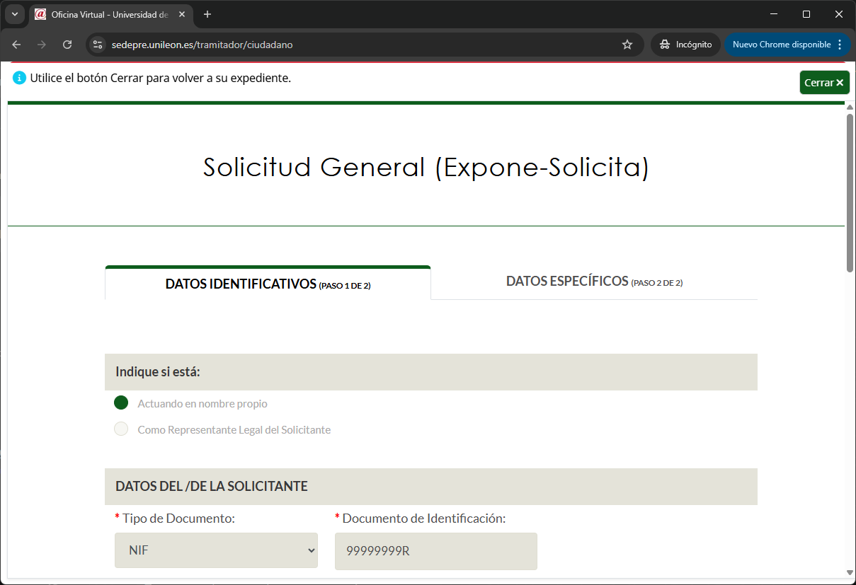 Datos Identificativos Parte 1